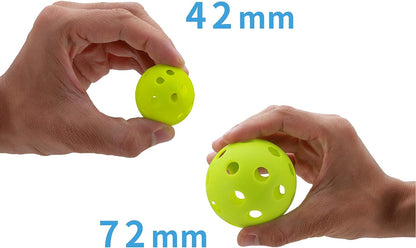 [GP] 野球 バッティング トレーニング ボール 穴あき PE素材 42mm