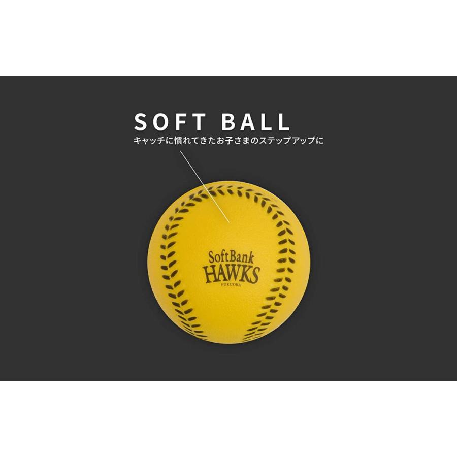 [福岡ソフトバンクホークス 公式グッズ] 親子キャッチボールグローブセット 柔らかいボール付き