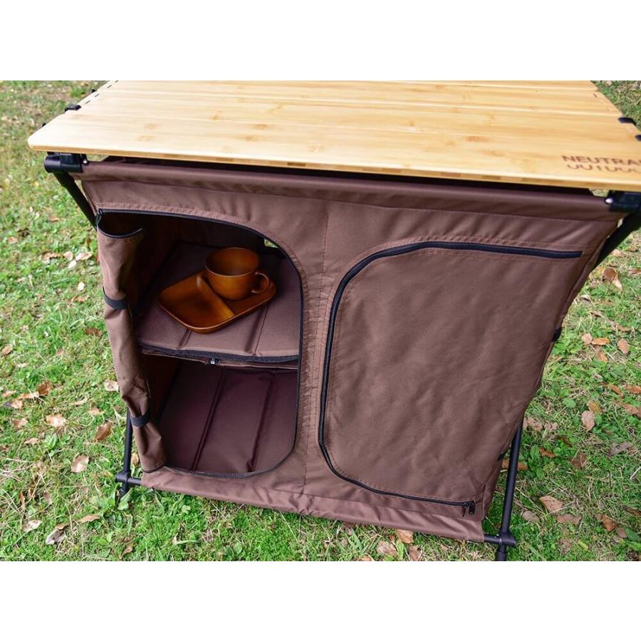 neutral outdoor バンブーキッチンカウンター