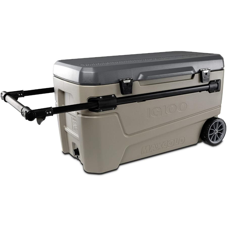 [イグルー] 大型 クーラーボックス 104L (車輪付き) スポーツ サンセット グライド 110 SPORTSMAN SUNSET GLIDE 110 キャスター付き サンドストーン