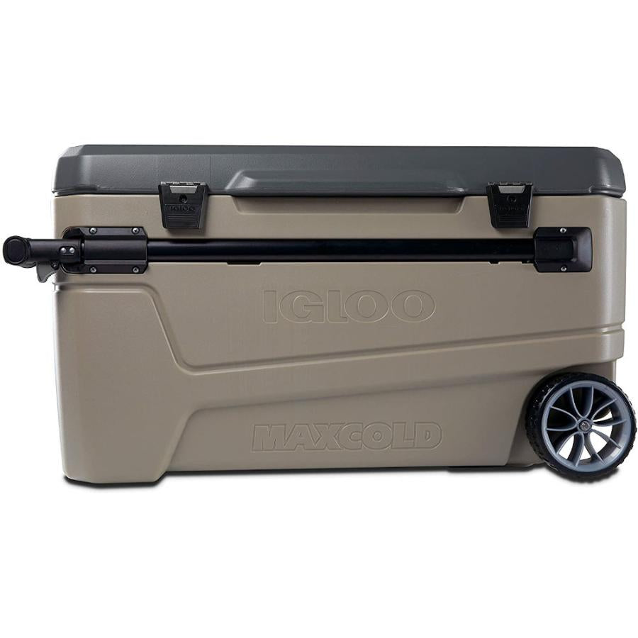 [イグルー] 大型 クーラーボックス 104L (車輪付き) スポーツ サンセット グライド 110 SPORTSMAN SUNSET GLIDE 110 キャスター付き サンドストーン