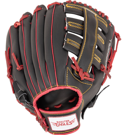 [楽天ゴールデンイーグルス 公式グッズ] 野球 グローブ 軟式 大人 用 オールラウンド 12.5インチ ブラック