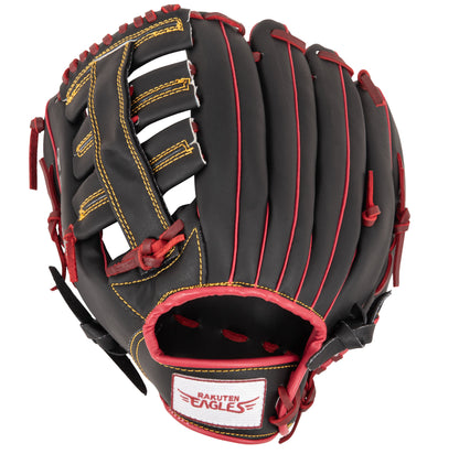 [楽天ゴールデンイーグルス 公式グッズ] 野球 グローブ 軟式 大人 用 オールラウンド 12.5インチ ブラック