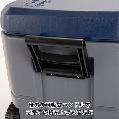 [イグルー] 大型 クーラーボックス 104L (車輪付き) SUNSET GLIDE 110 サンセット グライド 110 00034572 / グレー ネイビー