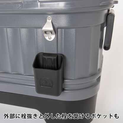 [イグルー] 大型 クーラーボックス 118L (車輪付き) PARTY BAR 125 パーティーバー 125  00034932 / グレー